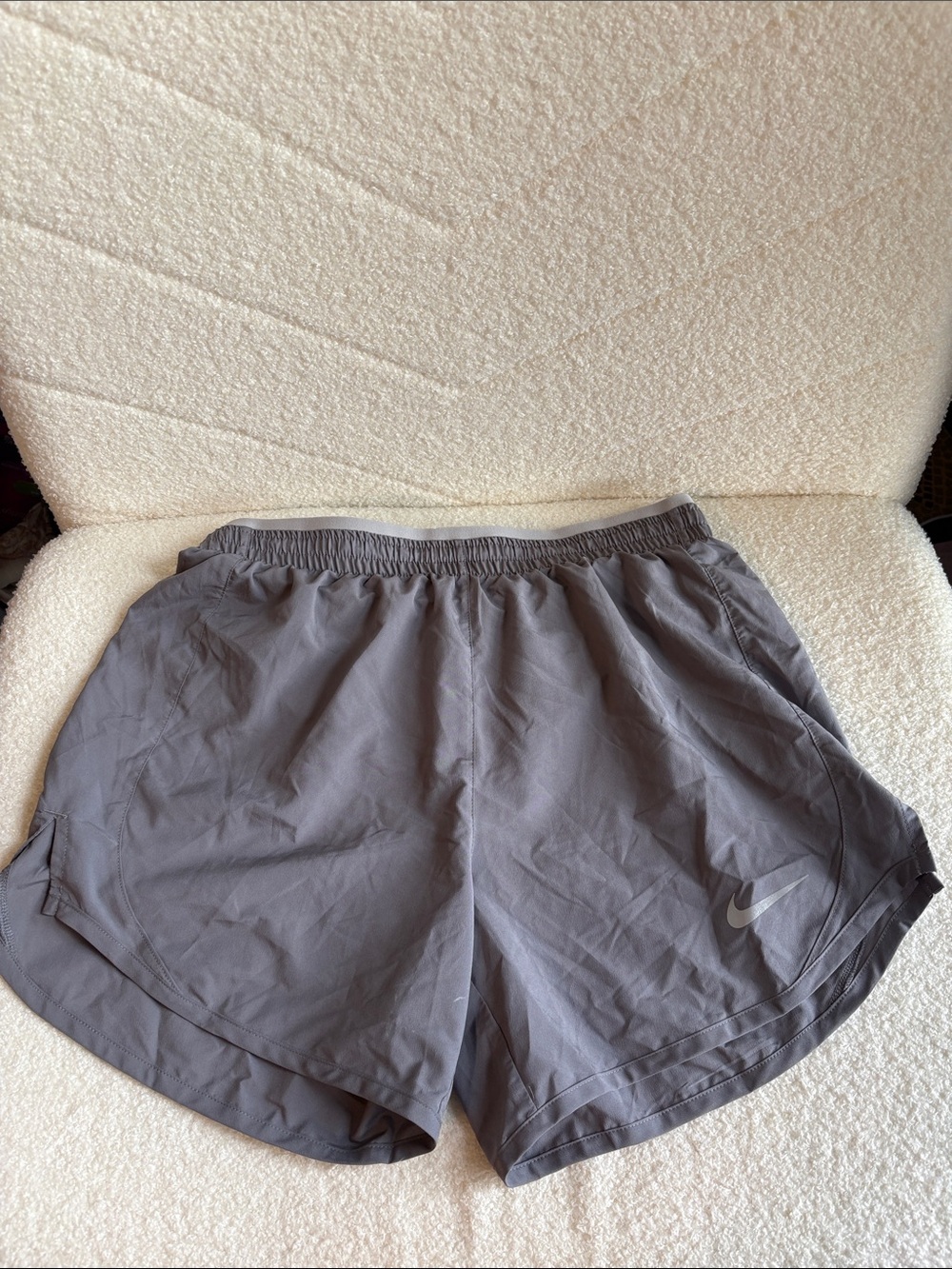 Nike Women's Gray Athletic Running Shorts